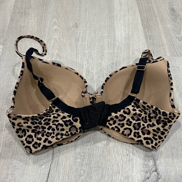 Soma Intimates Leopard Print Embracable Full Coverage Bra - 32DDD - Picture 3 of 5